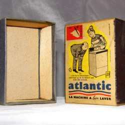 Grande boite d'allumettes ATLANTIC années 60 vintage