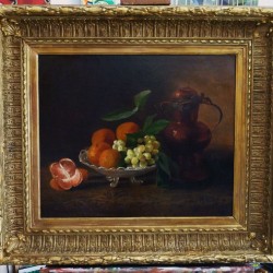 Nature morte fruits et pichet