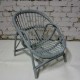 fauteuil rotin pour enfant - vintage - chair