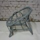 fauteuil rotin pour enfant - vintage - chair