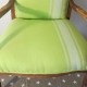 fauteuil voltaire pour enfant tissu vert pastel