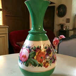 Très grand vase porcelaine XIXe