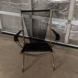 Fauteuil scoubidou année 1955 par André Monpoix,Designer français