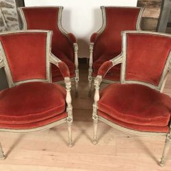 Quatre fauteuils de style Directoire