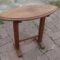 table sellette chene artisanale