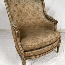 Bergère de style Louis XVI bois laqué. XIXe