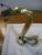 Pied de lampe en bronze ancien