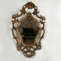 miroir cadre bois doré