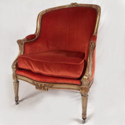 bergère laquée de style Louis XVI