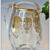 Pichet broc à eau en cristal de Baccarat modèle service Harcourt décor Empire, Baccarat crystal pitcher
