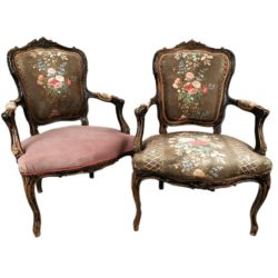 paire fauteuils Napoléon III