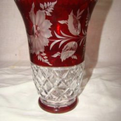 vases cristal , porte-couteaux cristal 006